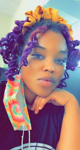 Customer photo review of Jumbo Scrunchies