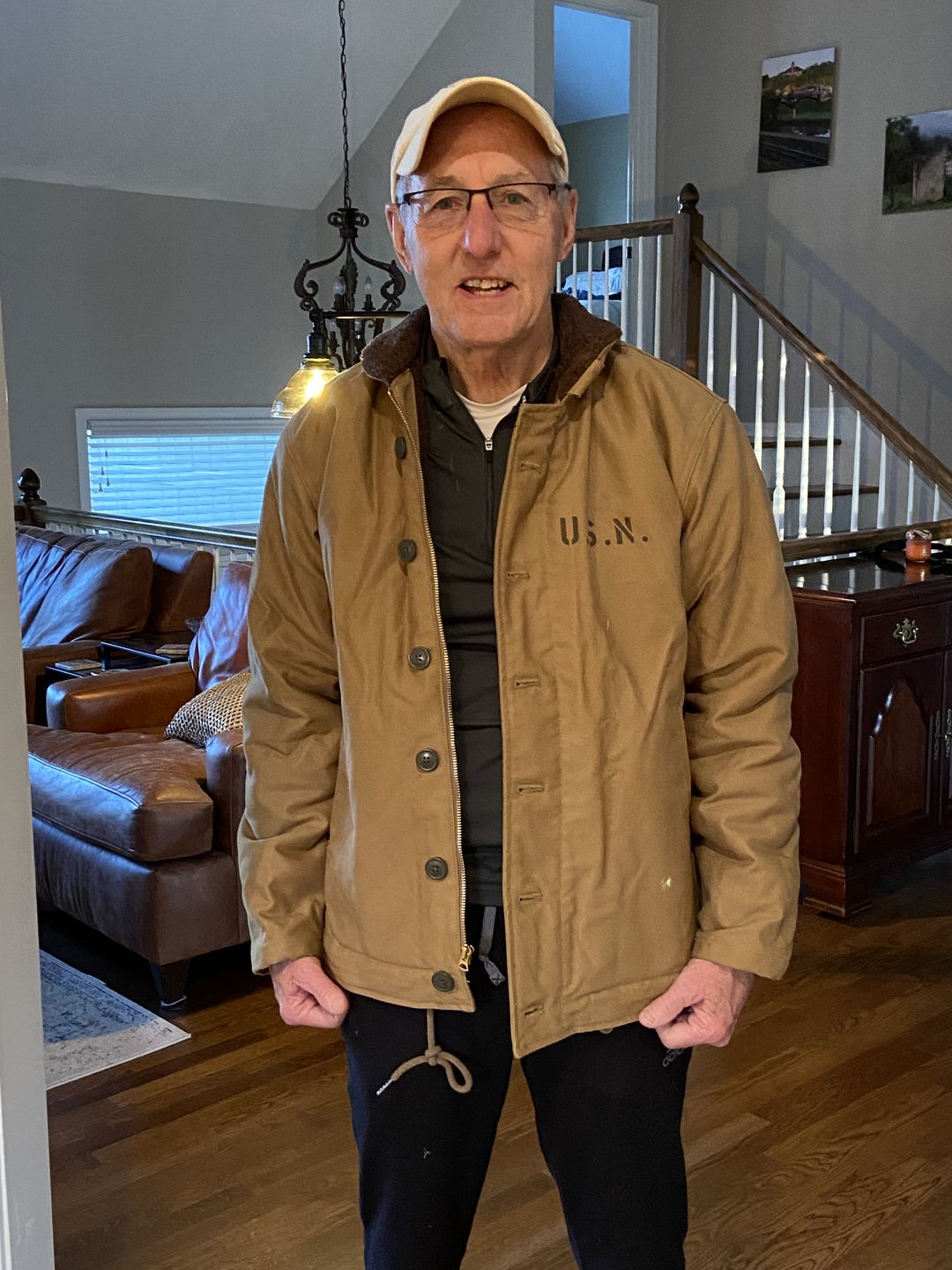 Customer photo review of 1940s US Navy N-1 Deck Jacket - Cost-effective Version