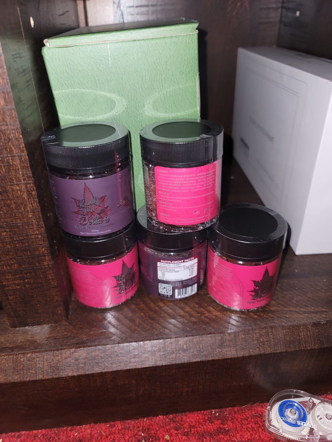 Customer photo review of Delta 9 THC Gummy Holiday 6 Bottle Bundle