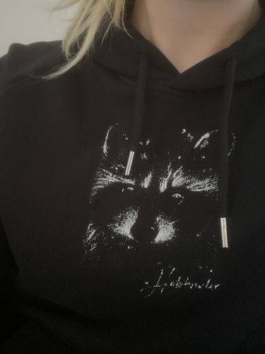 Customer photo review of Waschbär - Line Art - Bio Damen Hoodie