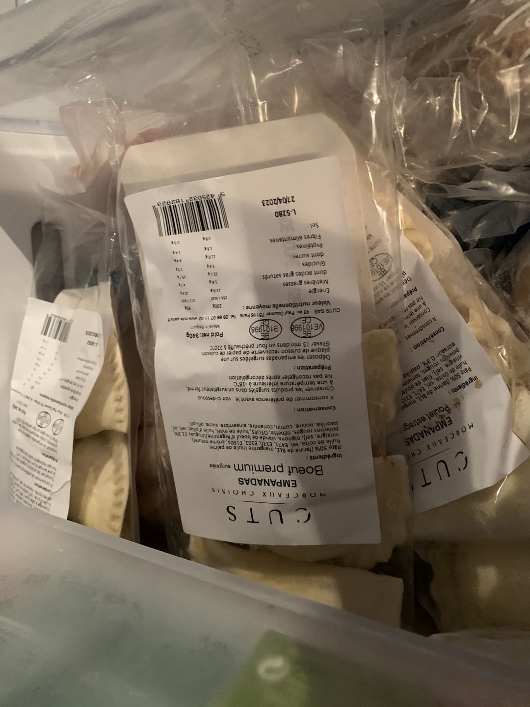 Customer photo review of Empanadas au boeuf argentin coupé au couteau x4 (surgelées)