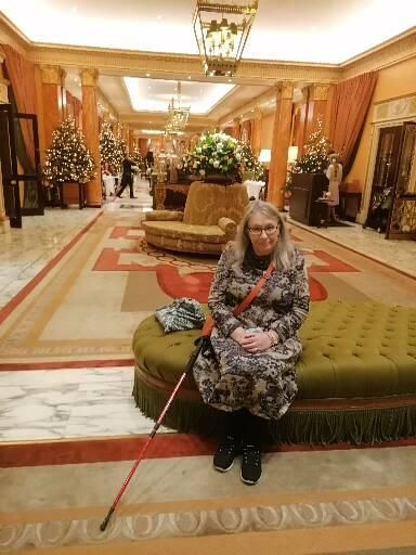 Customer photo review of Plus Size - Winter Printing 100%Cotton Floral Dress Robe