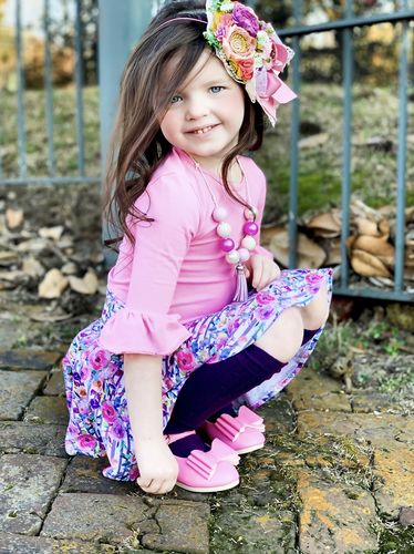 Customer photo review of [Bubblegum Pink] Pipperdoodles Bow Shoes