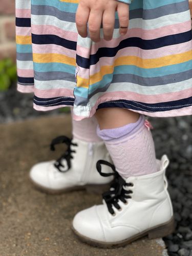 Customer photo review of [White] Boots