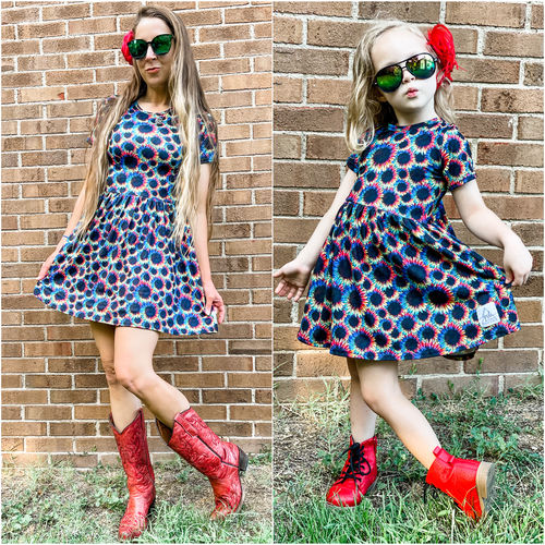 Customer photo review of "Rainbow Sunflowers" [Everyday Collection] Dress