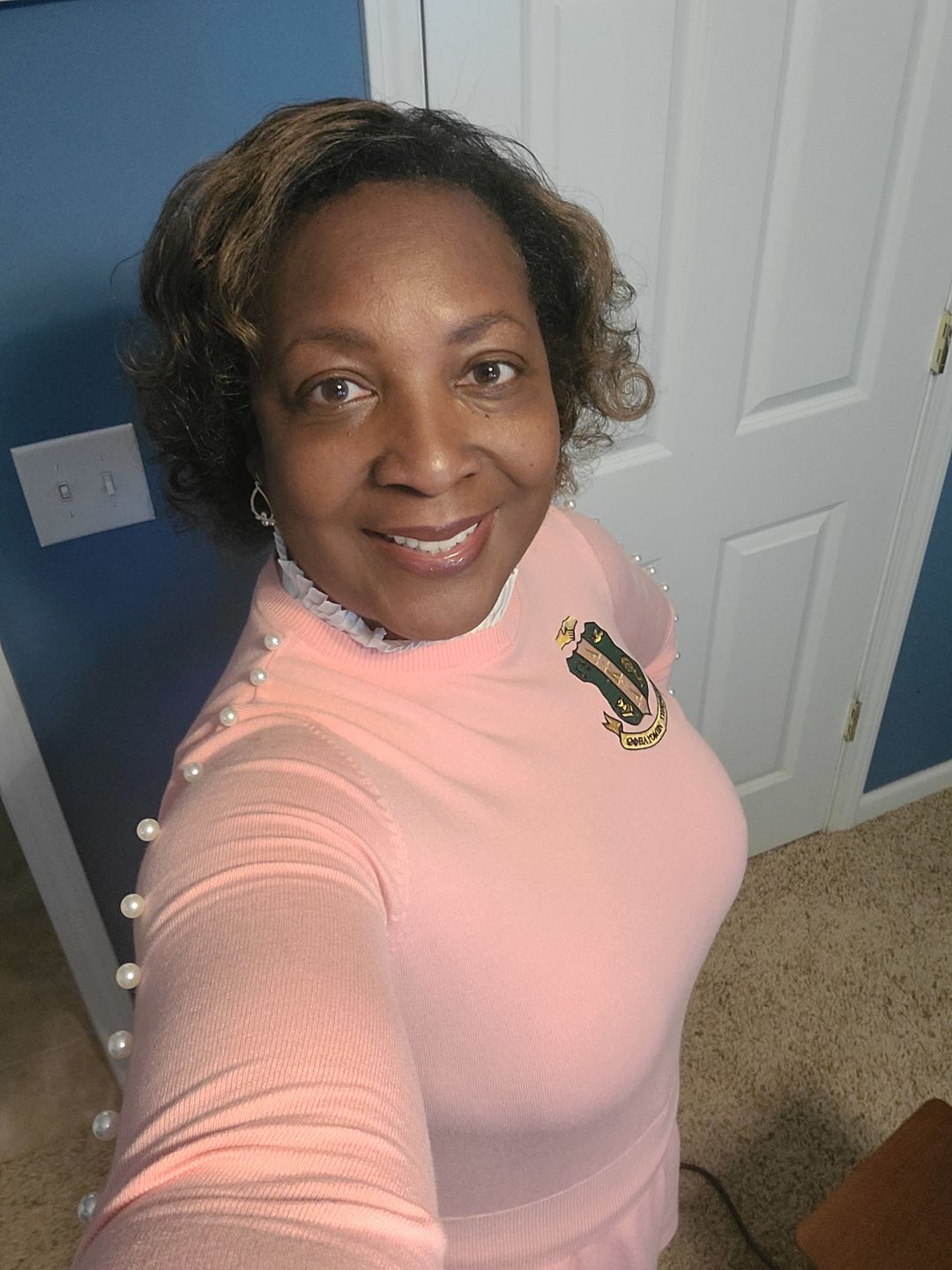 Customer photo review of PEARLfect Sweater - Pink