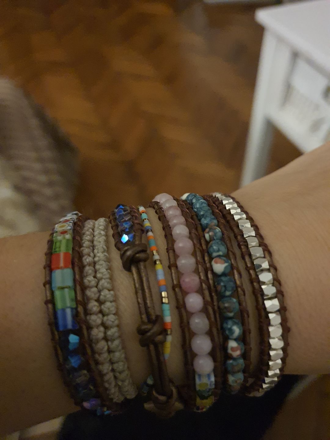 Customer photo review of Healing Flower Protection Wrap Bracelet