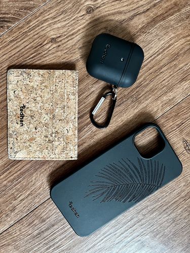Customer photo review of Eco Friendly AirPod Case - Pitch Black