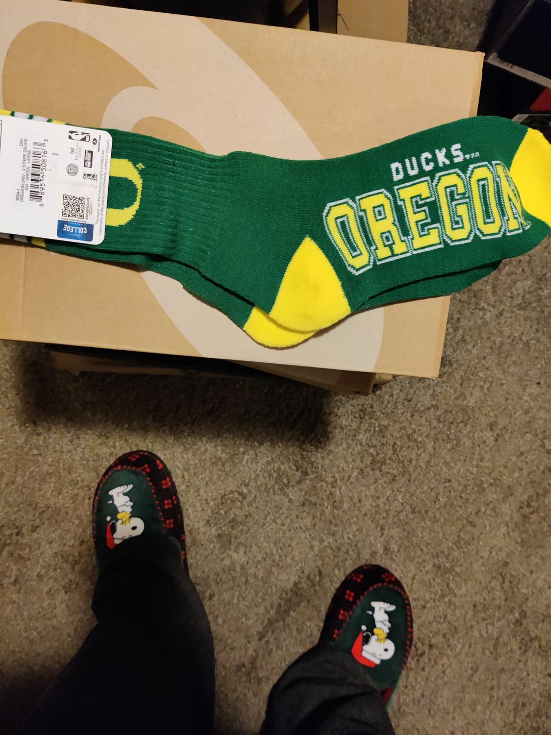 Customer photo review of Oregon Ducks - 4 Stripe Deuce