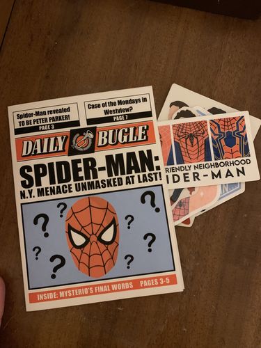 Customer photo review of Friendly Neighborhood Spidey Sticker Pack