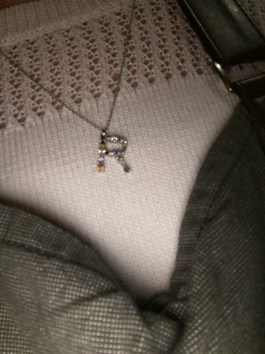 Customer photo review of LOANYA Letter Chain