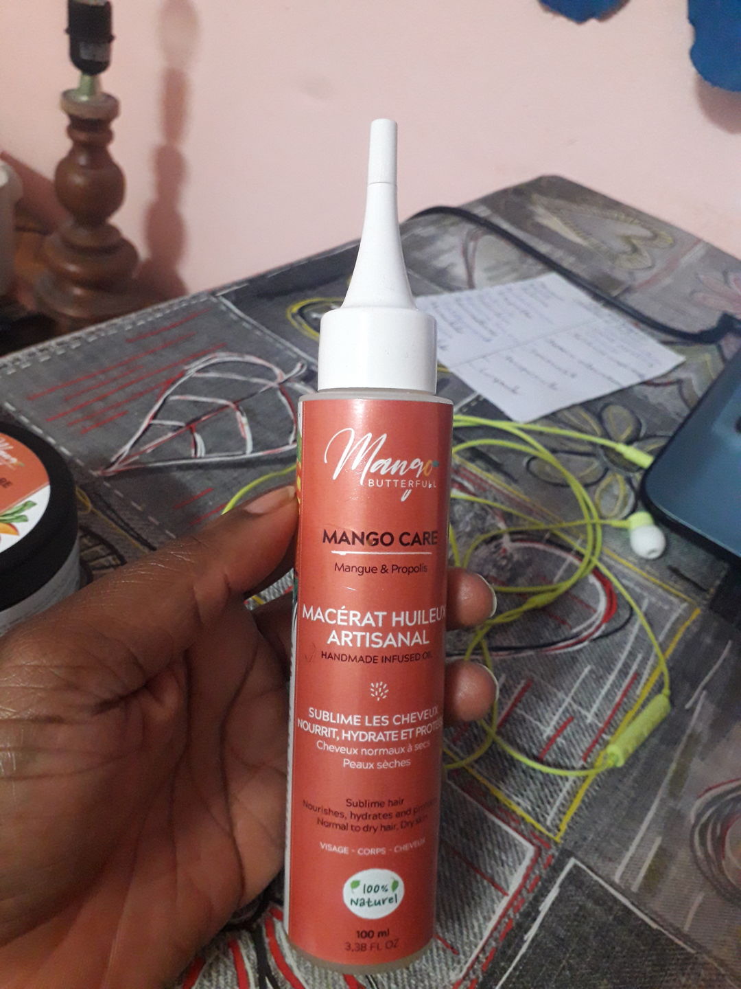 Customer photo review of Macérât huileux artisanal CARE