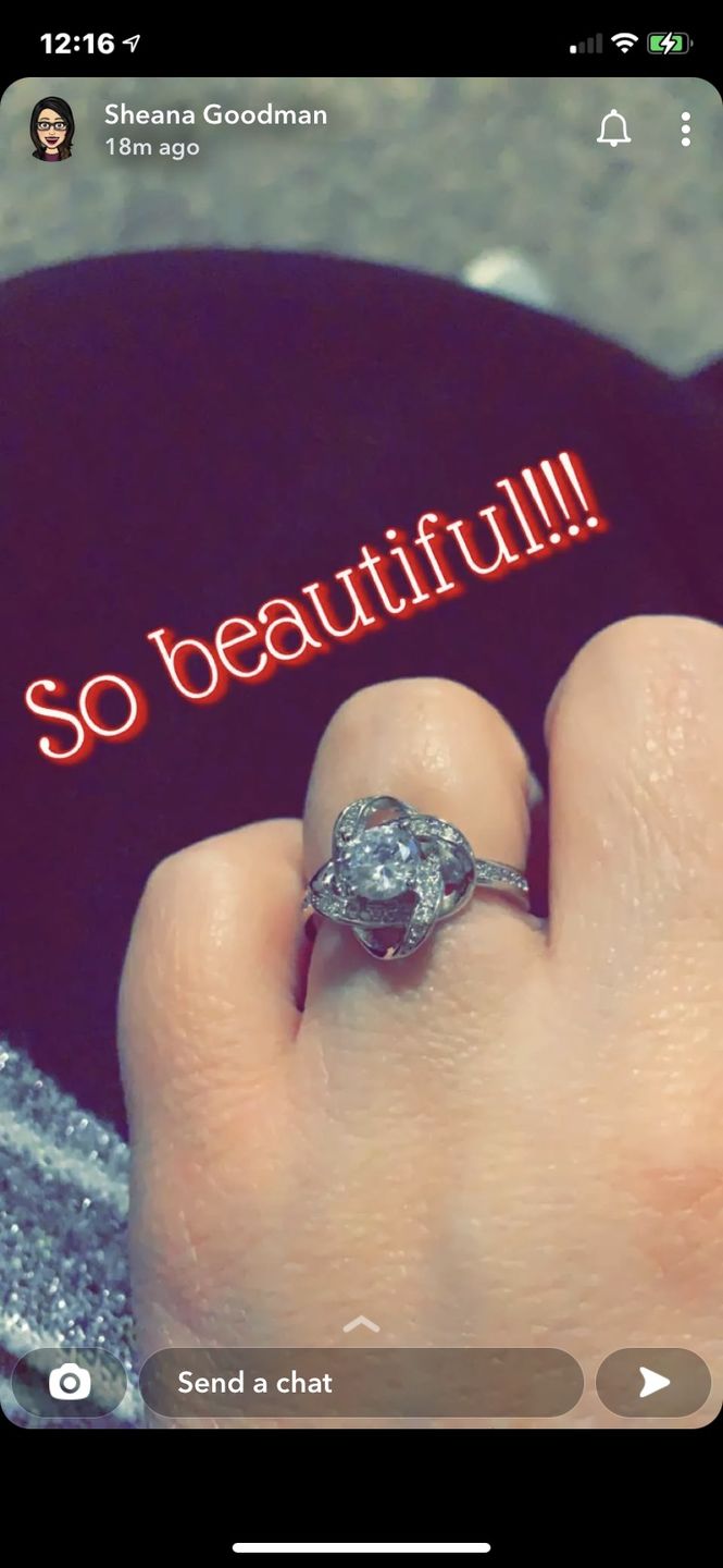 Customer photo review of Daughter | I Held You First | Love Knot Ring