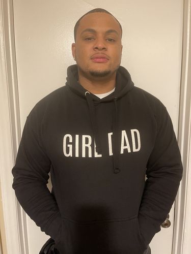 Customer photo review of Girl Dad Hoodie