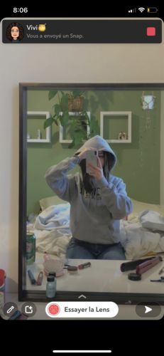 Customer photo review of Cazenovia College Champion Hoodie Size Small