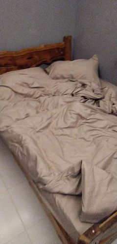 Customer photo review of STRIPED BEDDING SETS