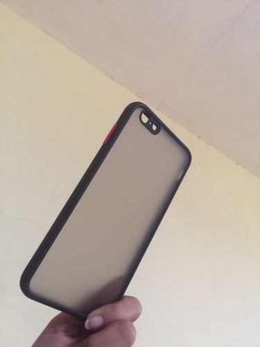 Customer photo review of Solid Color Transparent iPhone Case