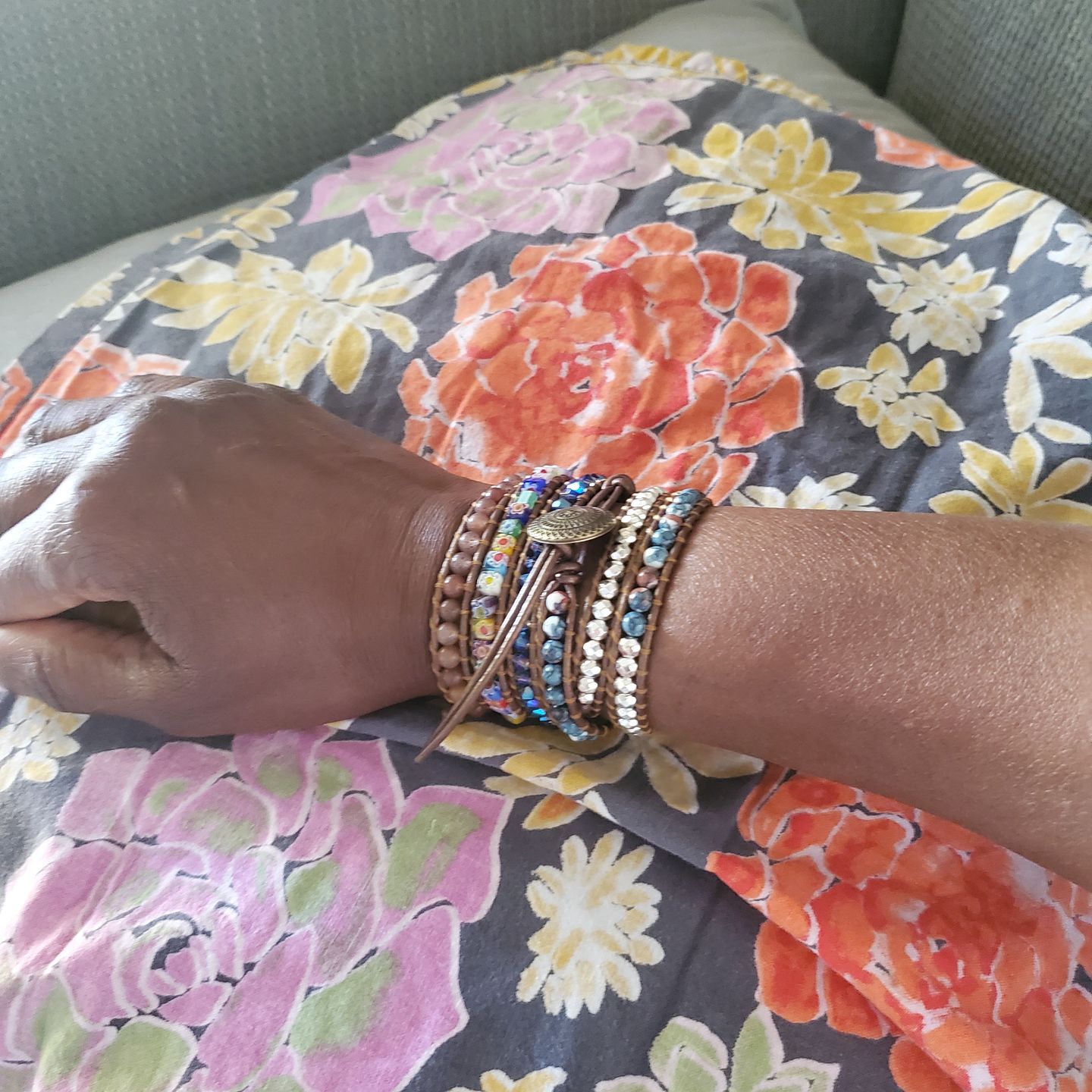 Customer photo review of Imperial Flower Protection Wrap Bracelet