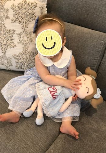 Customer photo review of Personalized Spring Girl & Baby Dress Set Bundle