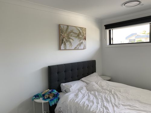Customer photo review of Noosa Palms II | Framed Canvas