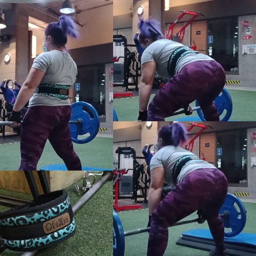 Customer photo review of Cinturón ORX Print Black