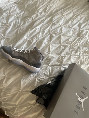 Customer photo review of 2021 Air Jordan 11 “Cool Grey” Early Pairs