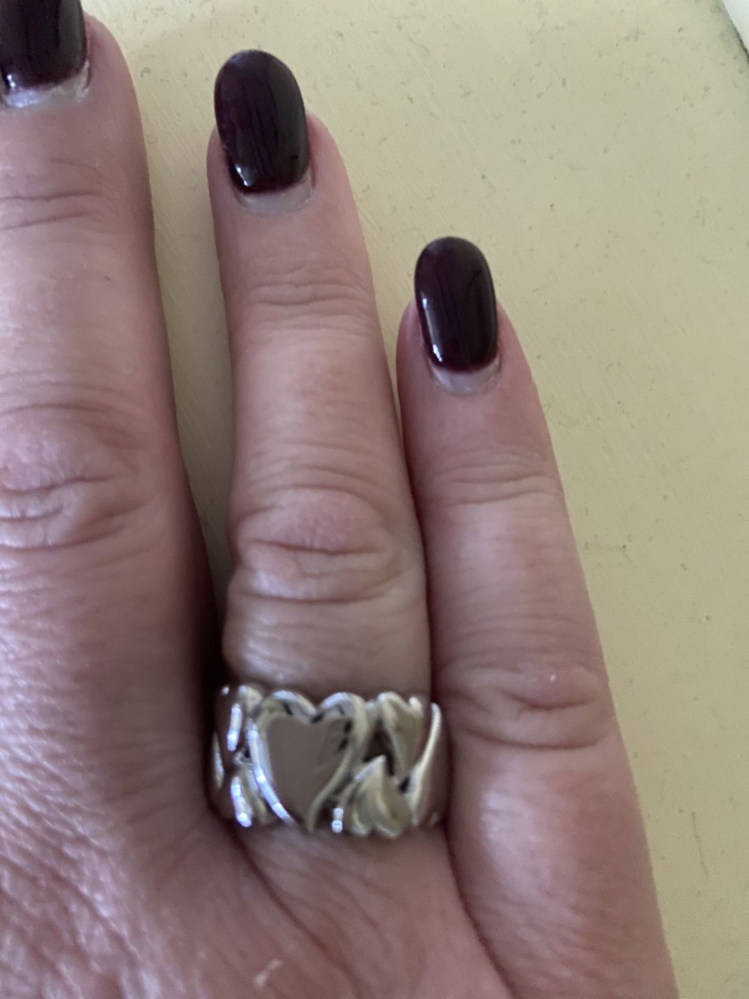 Customer photo review of Balloon Hearts Band Ring