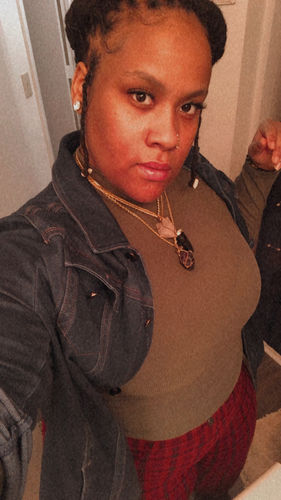 Customer photo review of Tourmaline Raw Crystal Chain