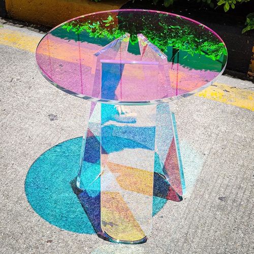 Customer photo review of Ethereal Coffee Table - LitLamp™