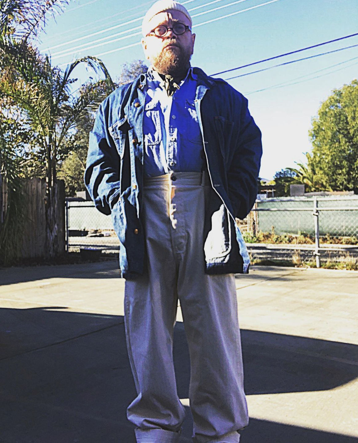 Customer photo review of USN Herringbone Deck Pants