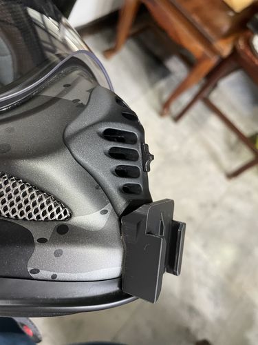Customer photo review of Arai XD-4/Tour-X4 Camera Mount