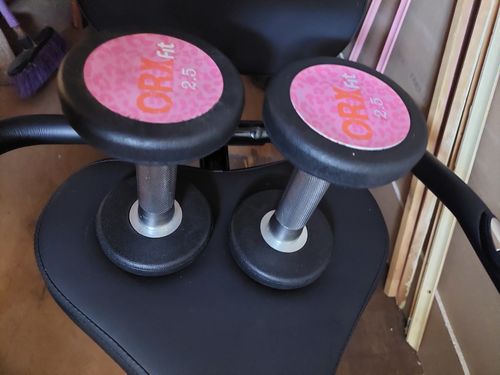 Customer photo review of Mancuerna 2,5KG Pink Print