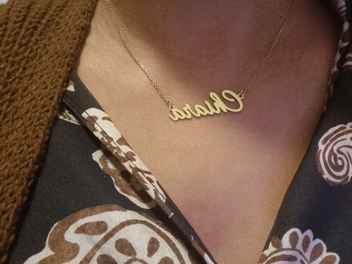 Customer photo review of Collana Nome