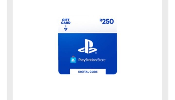 Customer photo review of PSN R250 Voucher. Digital code will be emailed