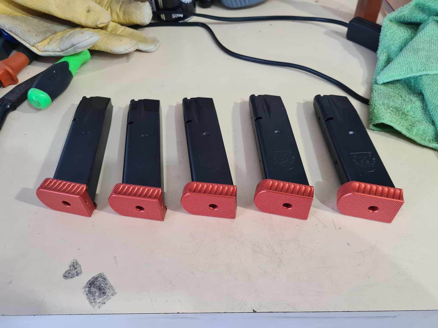 Customer photo review of CZ Shadow 2/SP01 Mec-Gar Magazine Base Pad IPSC Production Division