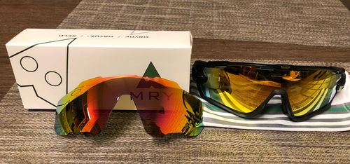 Customer photo review of MRY Replacement Lenses for Oakley Jawbreaker