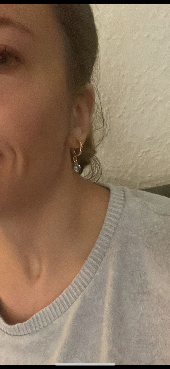 Customer photo review of Creolen mit Geburtsstein