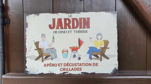 Customer photo review of Notre coin Barbecue - Extérieur - Pancarte de porte