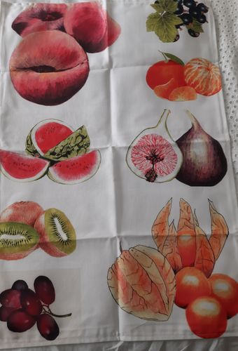 Customer photo review of Photo Collage Tea Towel