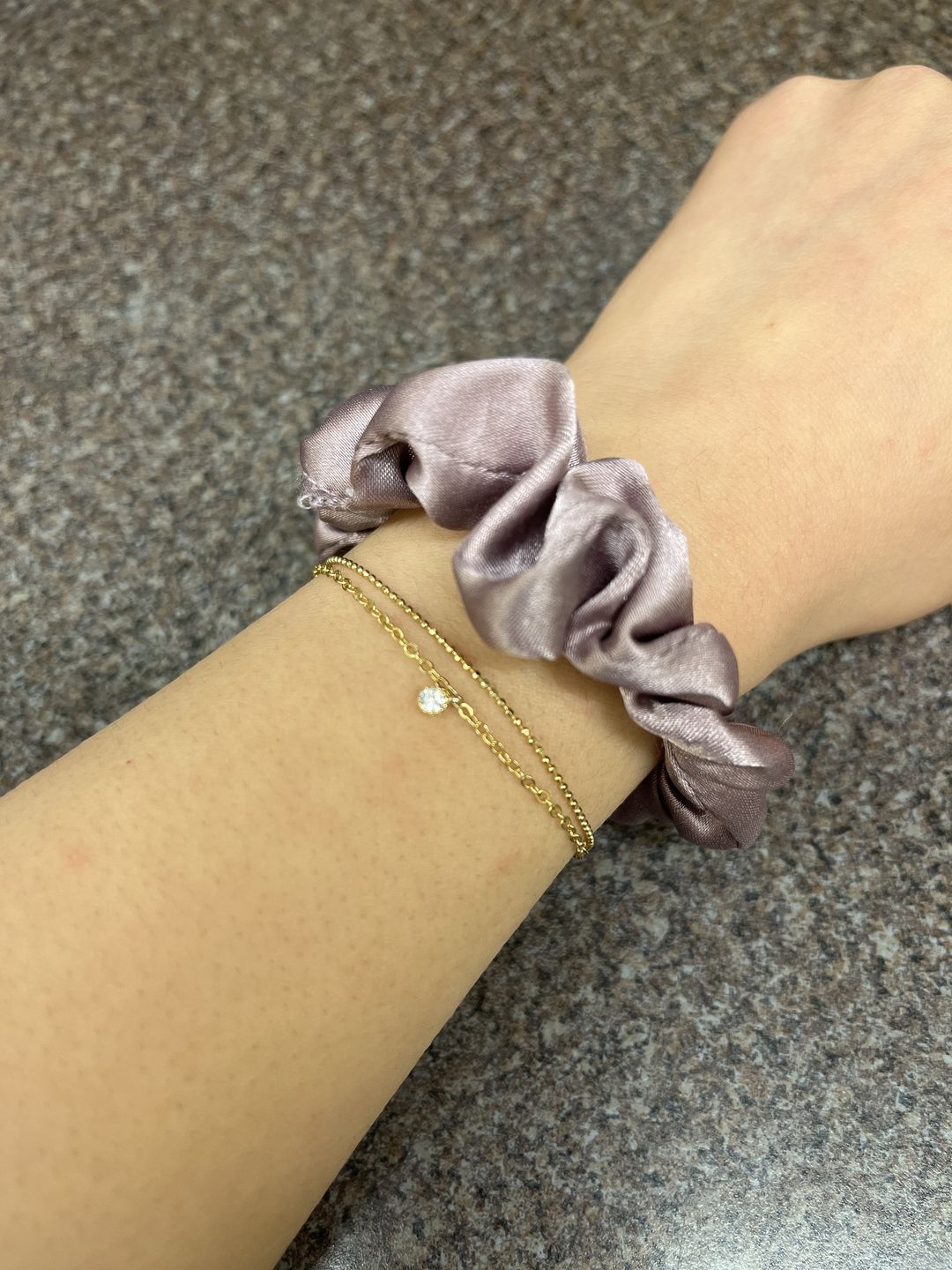 Customer photo review of Olivia Double Chain Bracelet