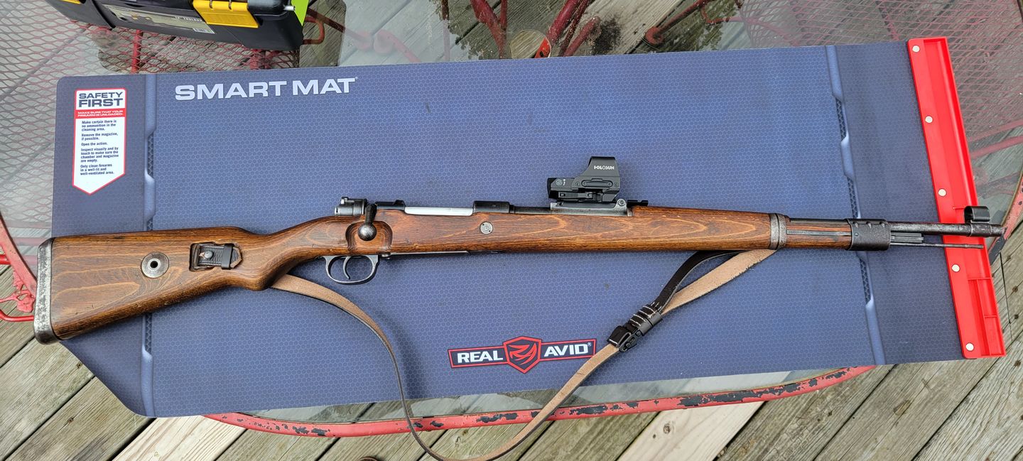 Customer photo review of Mauser K98K Ultra low-profile NDT Scout Mount for Long Eye Relief Scopes Gen 3