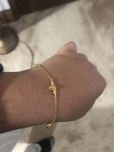 Customer photo review of Queen Bumblebee Bracelet (Gold)