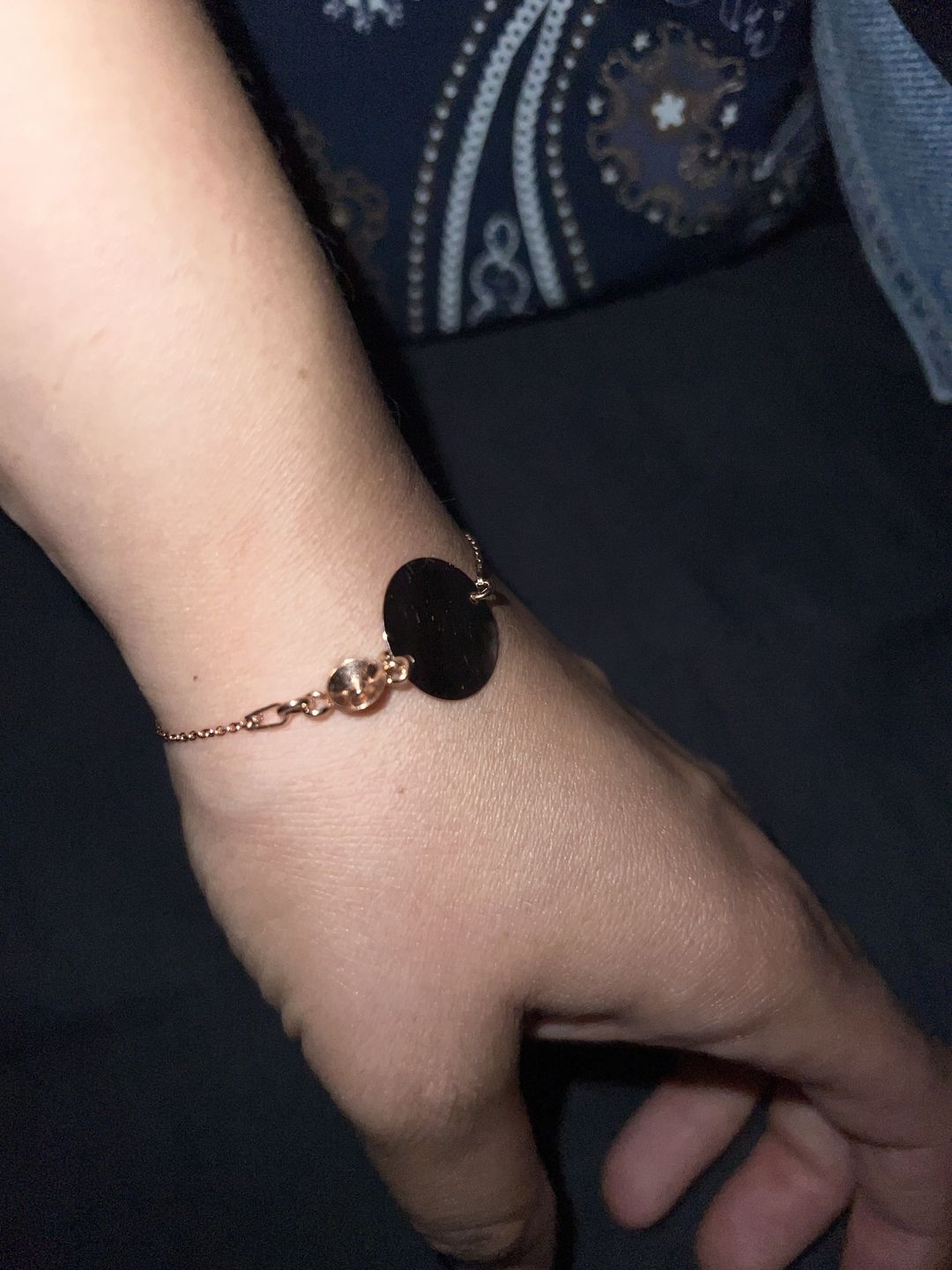 Customer photo review of Mama-Kind-Set Armband mit Geburtsstein und Gravur rund