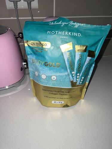 Customer photo review of BodyGold Collagen Single Servings