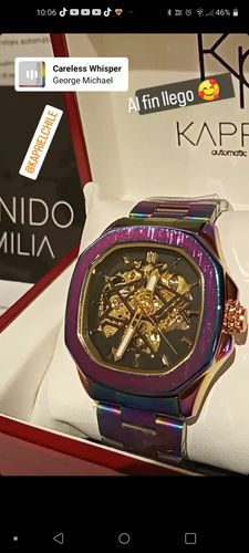 Reseña con foto de un cliente sobre RELOJ  KAPRIEL NEW CHAPTER HURRICANE