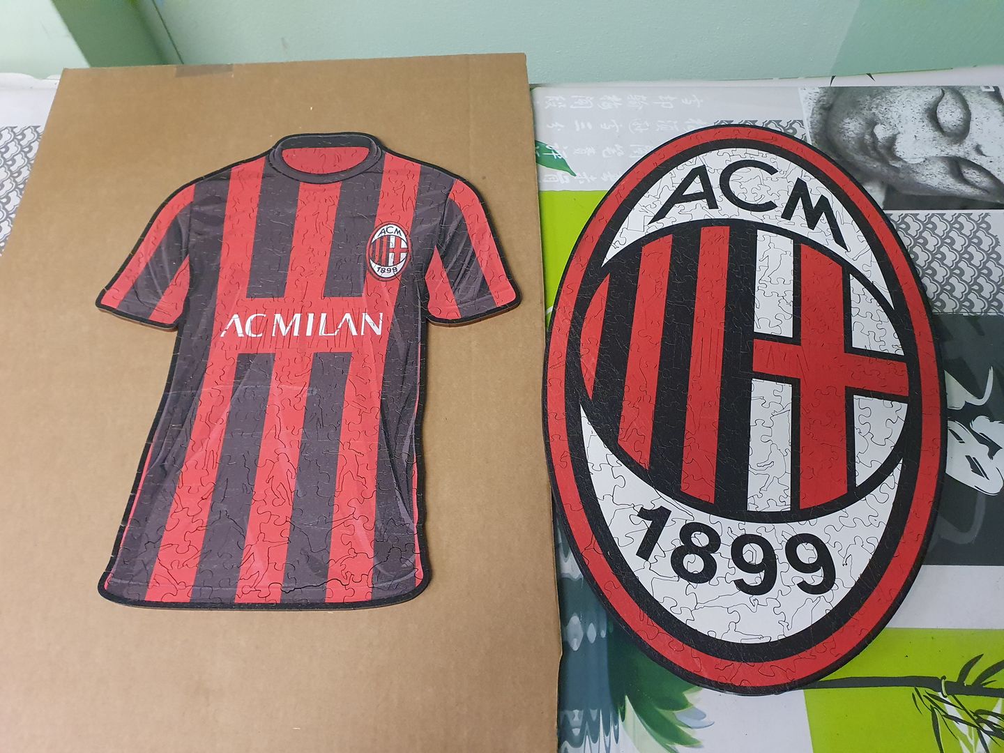 Customer photo review of Maglia Milan® - Puzzle di Legno Ufficiale