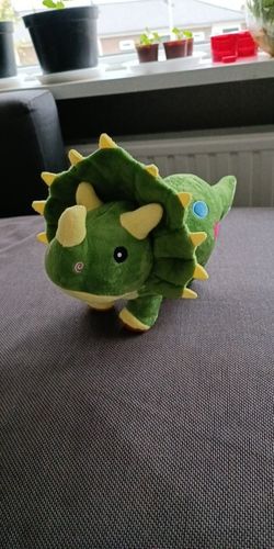 Customer photo review of Triceratop Friend Plush
