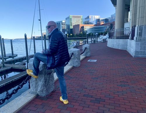 Customer photo review of Maven Comfortable Steel Toe Work Shoes