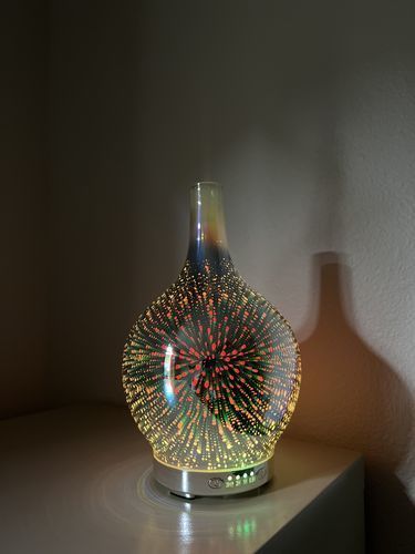 Customer photo review of Oil Aroma Diffuser 3D Glass