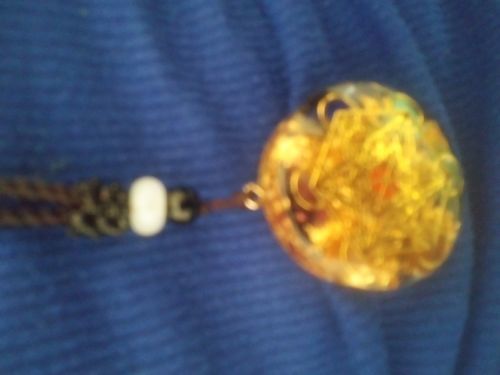 Customer photo review of Orgone EMF Protection Necklace